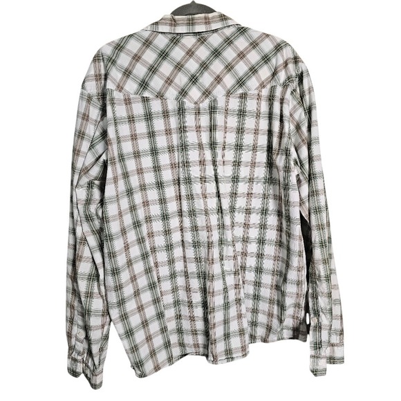 Mens Patagonia Plaid 100% Organic Cotton Button Up Shirt 2 Breast Pockets XL - Picture 2 of 12